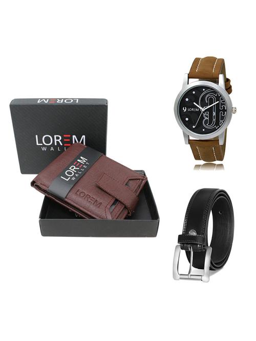 belt, wallet & watch gift combo - 19376935 - Very Small Image - 1