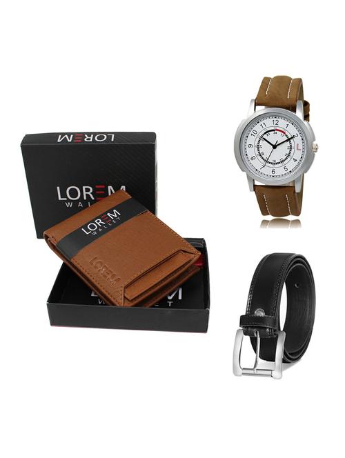 belt, wallet & watch gift combo - 19377065 - Very Small Image - 1