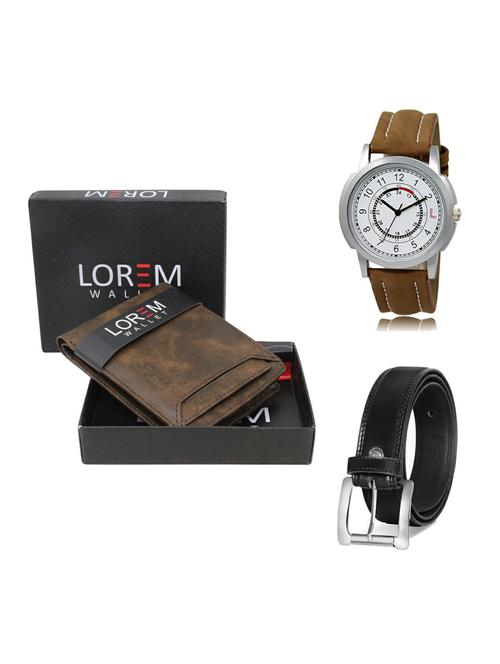 belt, wallet & watch gift combo - 19377066 - Very Small Image - 1