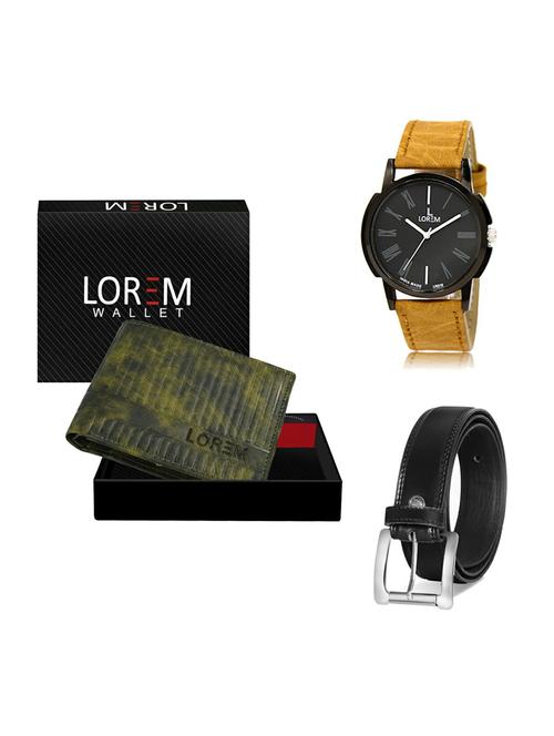 belt, wallet & watch gift combo - 19377181 - Very Small Image - 1