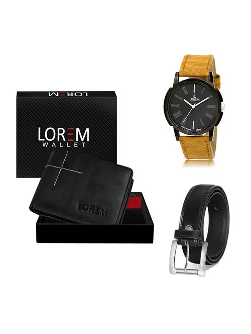 belt, wallet & watch gift combo - 19377191 - Very Small Image - 1