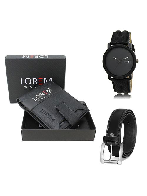 belt, wallet & watch gift combo - 19377249 - Very Small Image - 1
