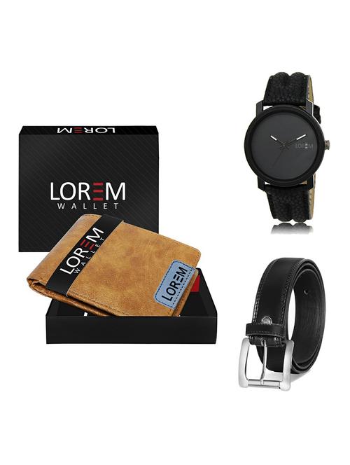 belt, wallet & watch gift combo - 19377252 - Very Small Image - 1