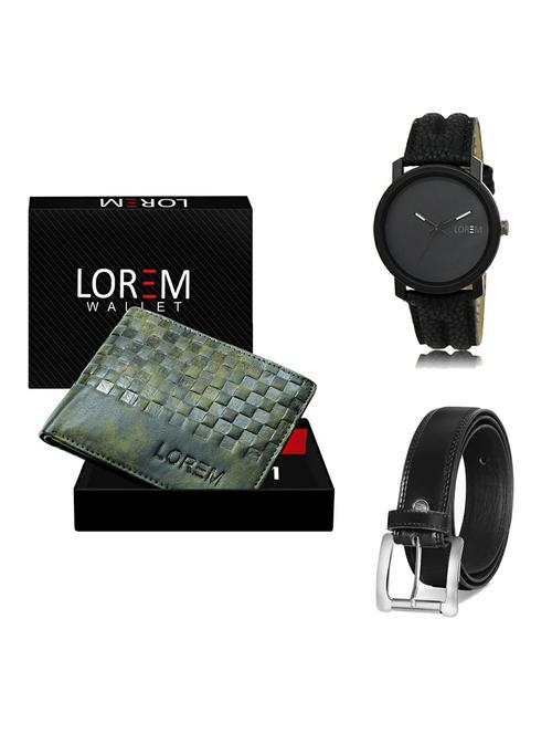 belt, wallet & watch gift combo - 19377279 - Very Small Image - 1