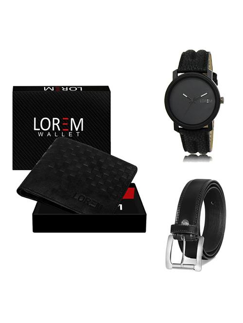 belt, wallet & watch gift combo - 19377280 - Very Small Image - 1