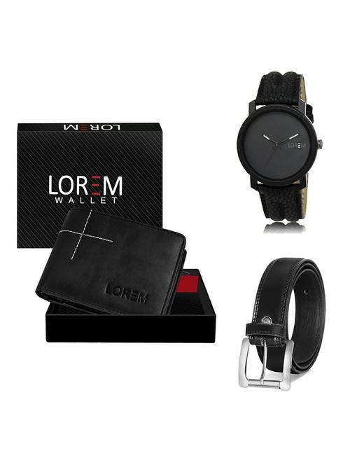 belt, wallet & watch gift combo - 19377281 - Very Small Image - 1