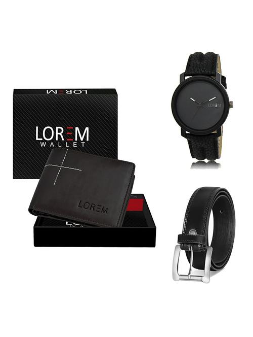 belt, wallet & watch gift combo - 19377282 - Very Small Image - 1