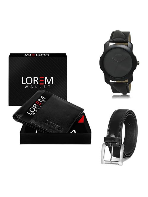 belt, wallet & watch gift combo - 19377301 - Very Small Image - 1