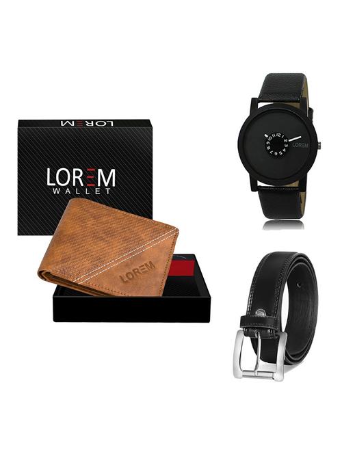 belt, wallet & watch gift combo - 19377454 - Very Small Image - 1