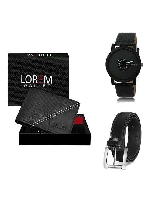 belt, wallet & watch gift combo - 19377456 - Very Small Image - 1
