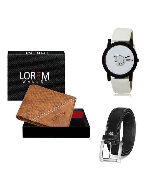 belt, wallet & watch gift combo - 19377499 - Very Small Image - 1