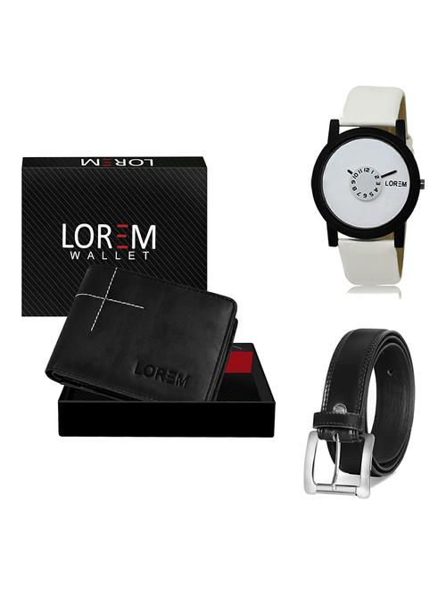 belt, wallet & watch gift combo - 19377506 - Very Small Image - 1