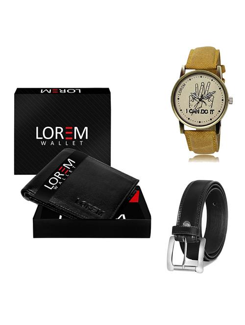 belt, wallet & watch gift combo - 19377661 - Very Small Image - 1