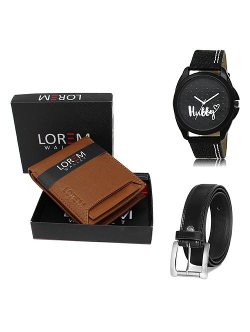 belt, wallet & watch gift combo - 19377695 - Very Small Image - 1