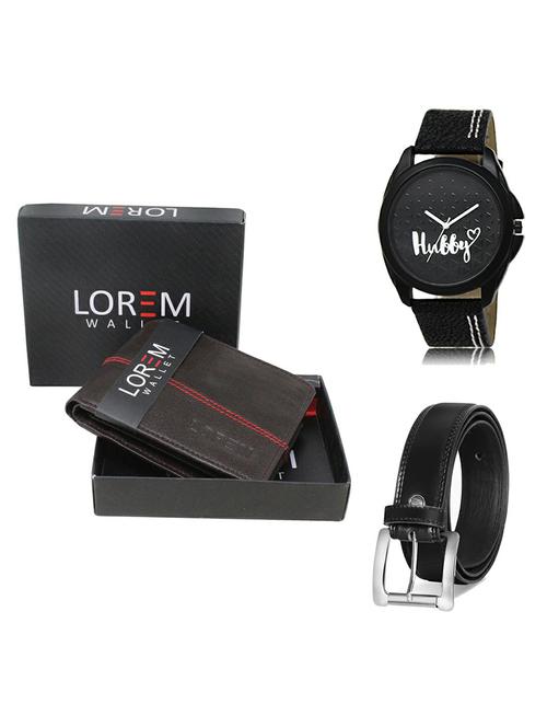 belt, wallet & watch gift combo - 19377698 - Very Small Image - 1