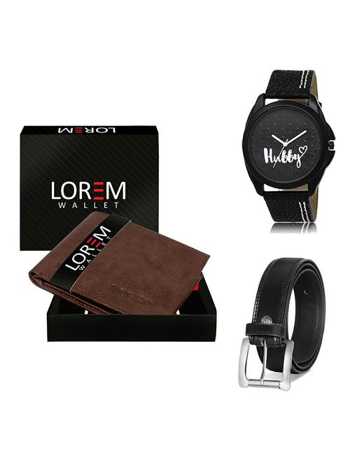 belt, wallet & watch gift combo - 19377703 - Very Small Image - 1