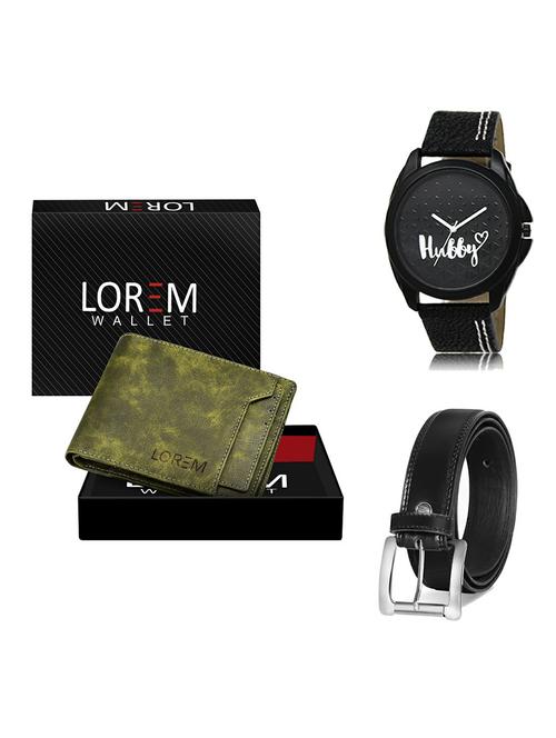 belt, wallet & watch gift combo - 19377707 - Very Small Image - 1