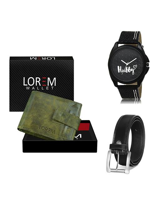 belt, wallet & watch gift combo - 19377713 - Very Small Image - 1