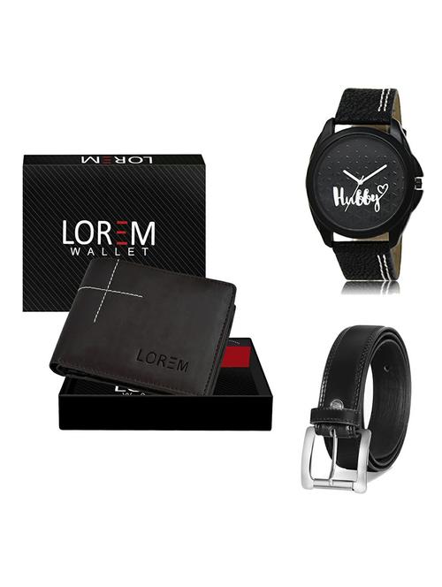 belt, wallet & watch gift combo - 19377732 - Very Small Image - 1