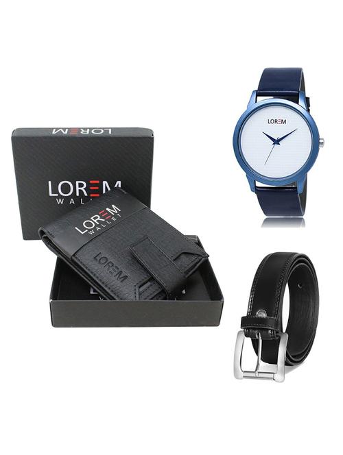 belt, wallet & watch gift combo - 19377789 - Very Small Image - 1