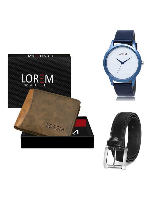 belt, wallet & watch gift combo - 19377807 - Very Small Image - 1