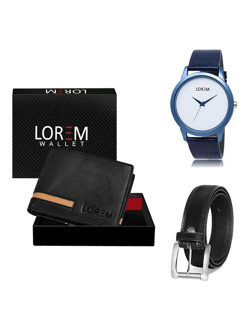 belt, wallet & watch gift combo - 19377823 - Very Small Image - 1