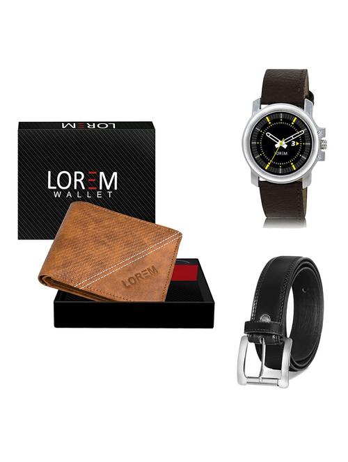 belt, wallet & watch gift combo - 19377859 - Very Small Image - 1