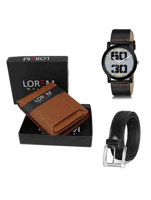 belt, wallet & watch gift combo - 19377875 - Very Small Image - 1