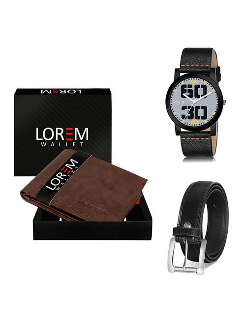 belt, wallet & watch gift combo - 19377883 - Very Small Image - 1