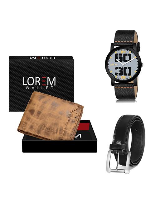 belt, wallet & watch gift combo - 19377892 - Very Small Image - 1