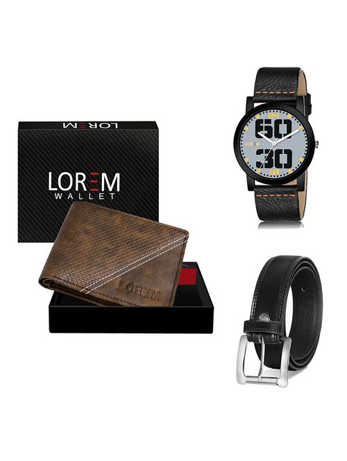 belt, wallet & watch gift combo - 19377903 - Very Small Image - 1