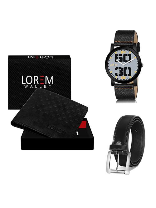 belt, wallet & watch gift combo - 19377910 - Very Small Image - 1