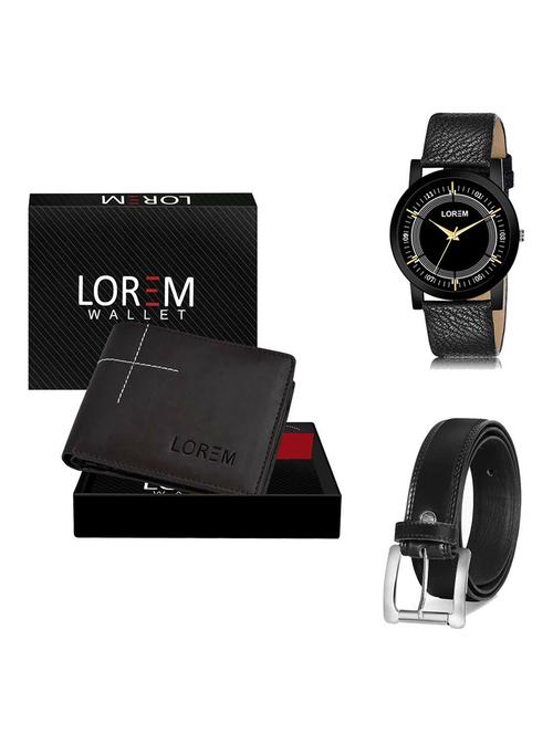 belt, wallet & watch gift combo - 19377957 - Very Small Image - 1