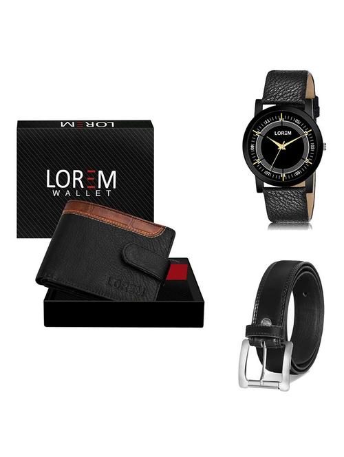 belt, wallet & watch gift combo - 19377961 - Very Small Image - 1