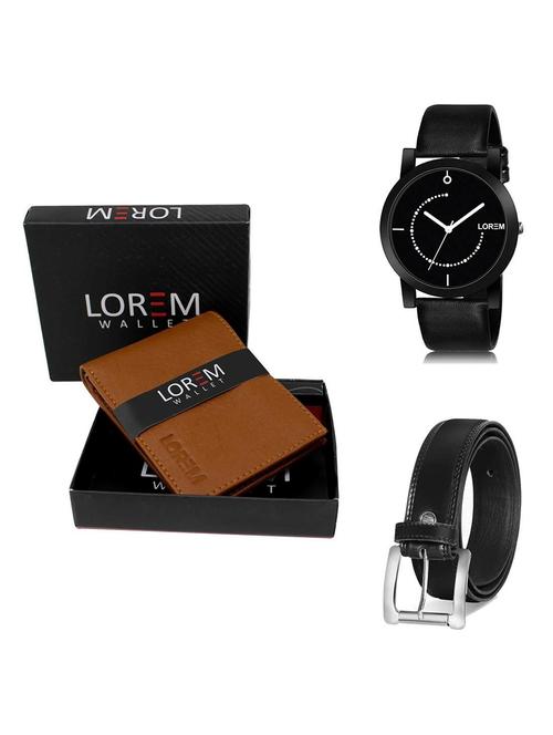 belt, wallet & watch gift combo - 19377964 - Very Small Image - 1