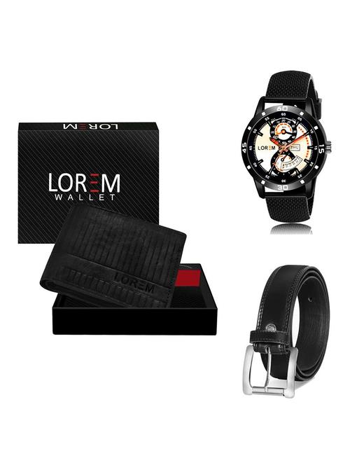 belt, wallet & watch gift combo - 19378217 - Very Small Image - 1
