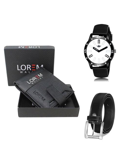 belt, wallet & watch gift combo - 19378239 - Very Small Image - 1
