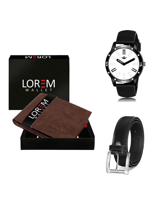 belt, wallet & watch gift combo - 19378243 - Very Small Image - 1