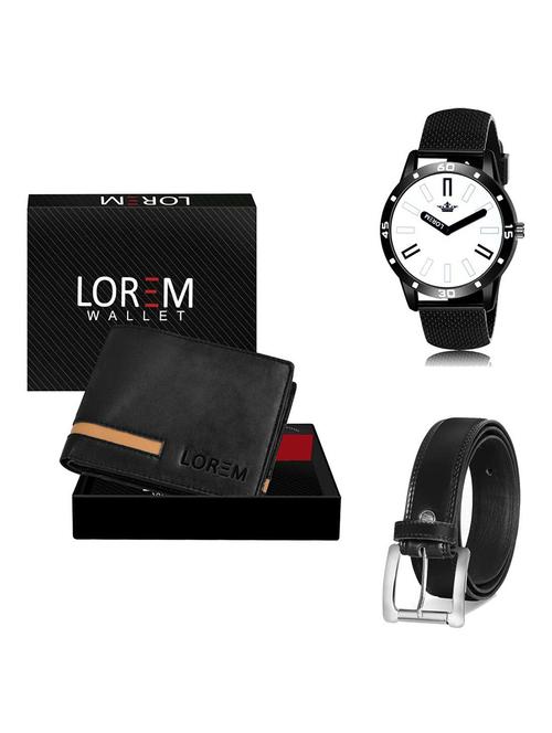 belt, wallet & watch gift combo - 19378273 - Very Small Image - 1