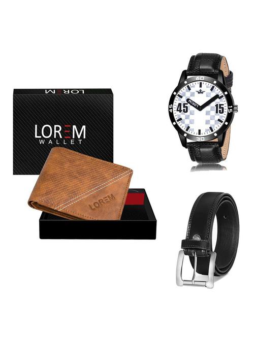 belt, wallet & watch gift combo - 19378309 - Very Small Image - 1
