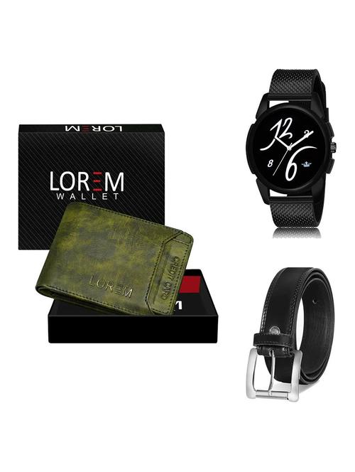 belt, wallet & watch gift combo - 19378438 - Very Small Image - 1