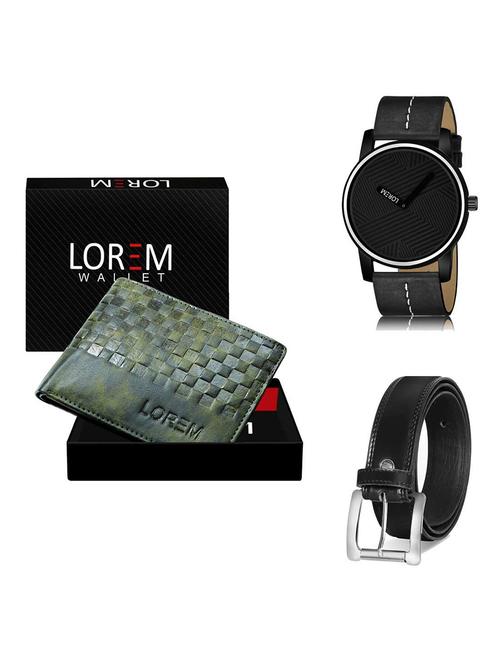 belt, wallet & watch gift combo - 19378719 - Very Small Image - 1