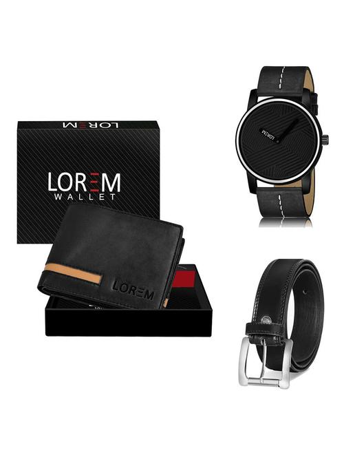 belt, wallet & watch gift combo - 19378723 - Very Small Image - 1