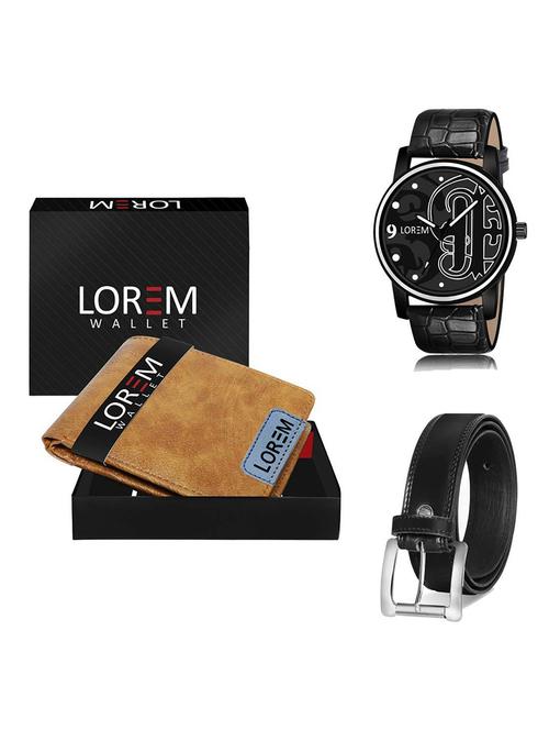 belt, wallet & watch gift combo - 19378827 - Very Small Image - 1