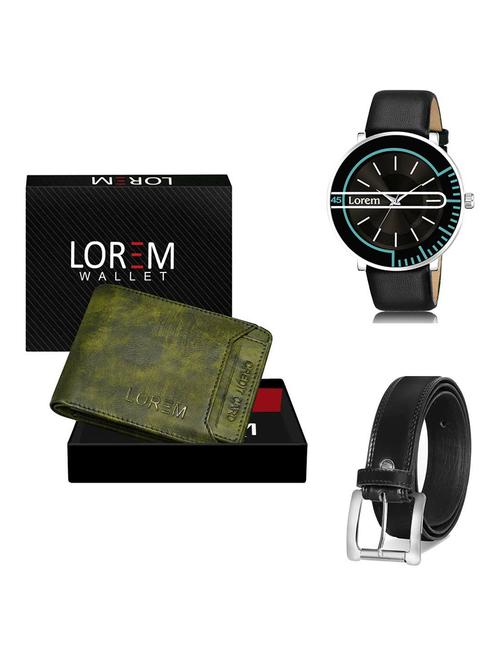 belt, wallet & watch gift combo - 19378933 - Very Small Image - 1