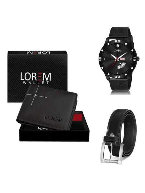 belt, wallet & watch gift combo - 19378992 - Very Small Image - 1