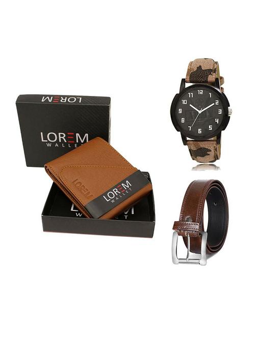 belt, wallet & watch gift combo - 19379133 - Very Small Image - 1