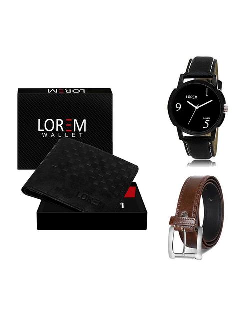 belt, wallet & watch gift combo - 19379305 - Very Small Image - 1