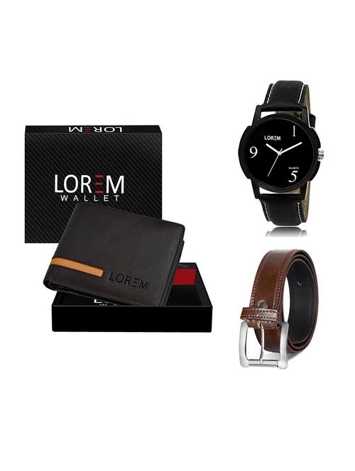 belt, wallet & watch gift combo - 19379309 - Very Small Image - 1
