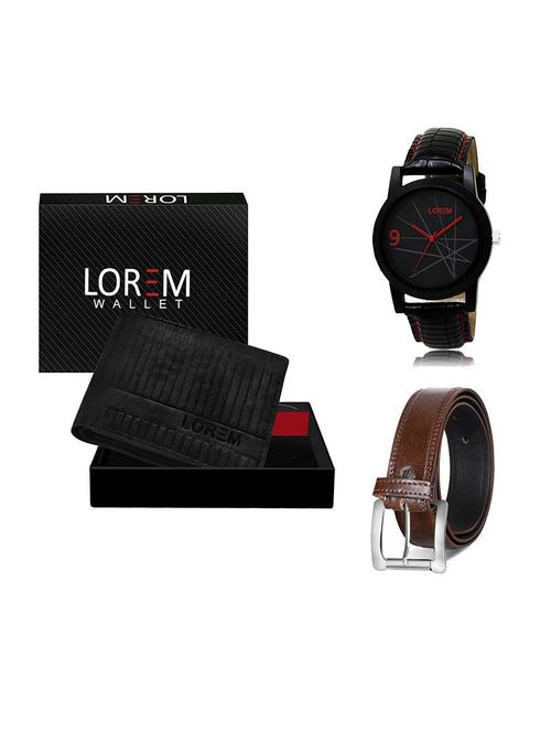 belt, wallet & watch gift combo - 19379387 - Very Small Image - 1